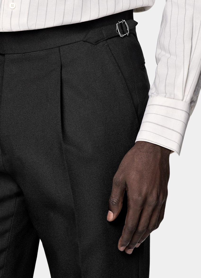 Black Tailored Fit Havana Suit