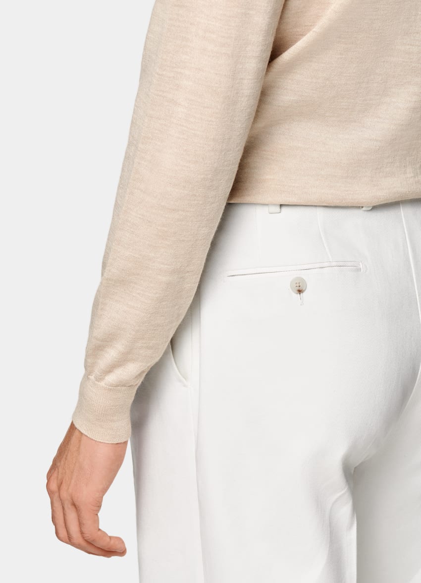 Sand Merino Turtleneck