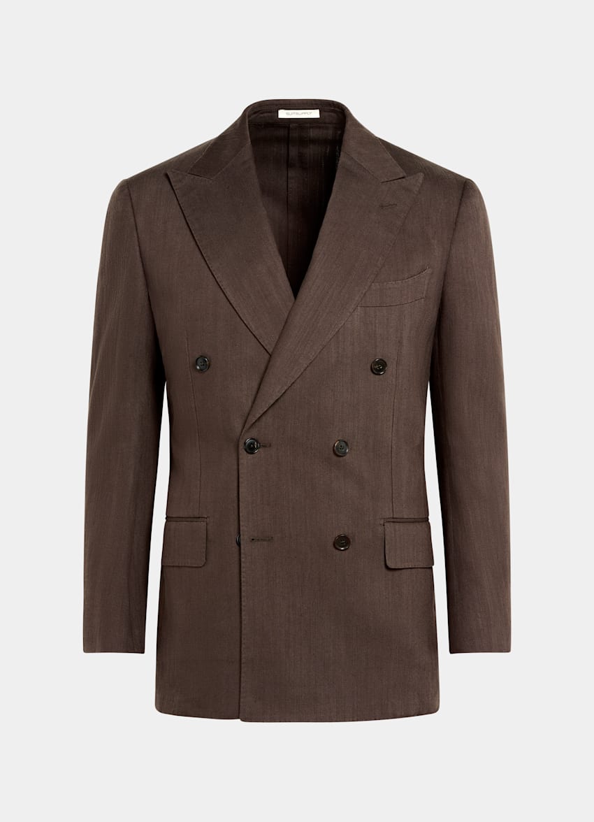 Mid Brown Tailored Fit Milano Suit