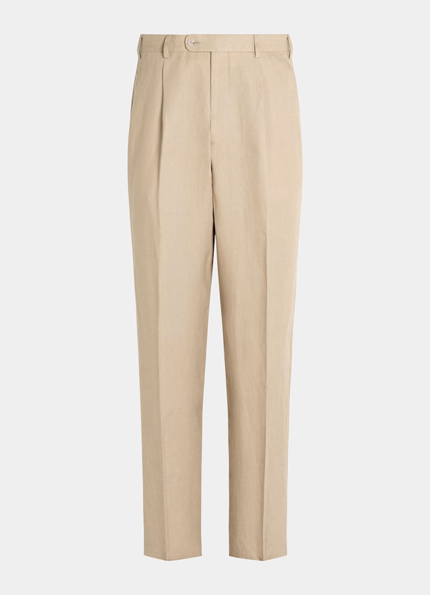 Sand Relaxed Fit Roma Suit