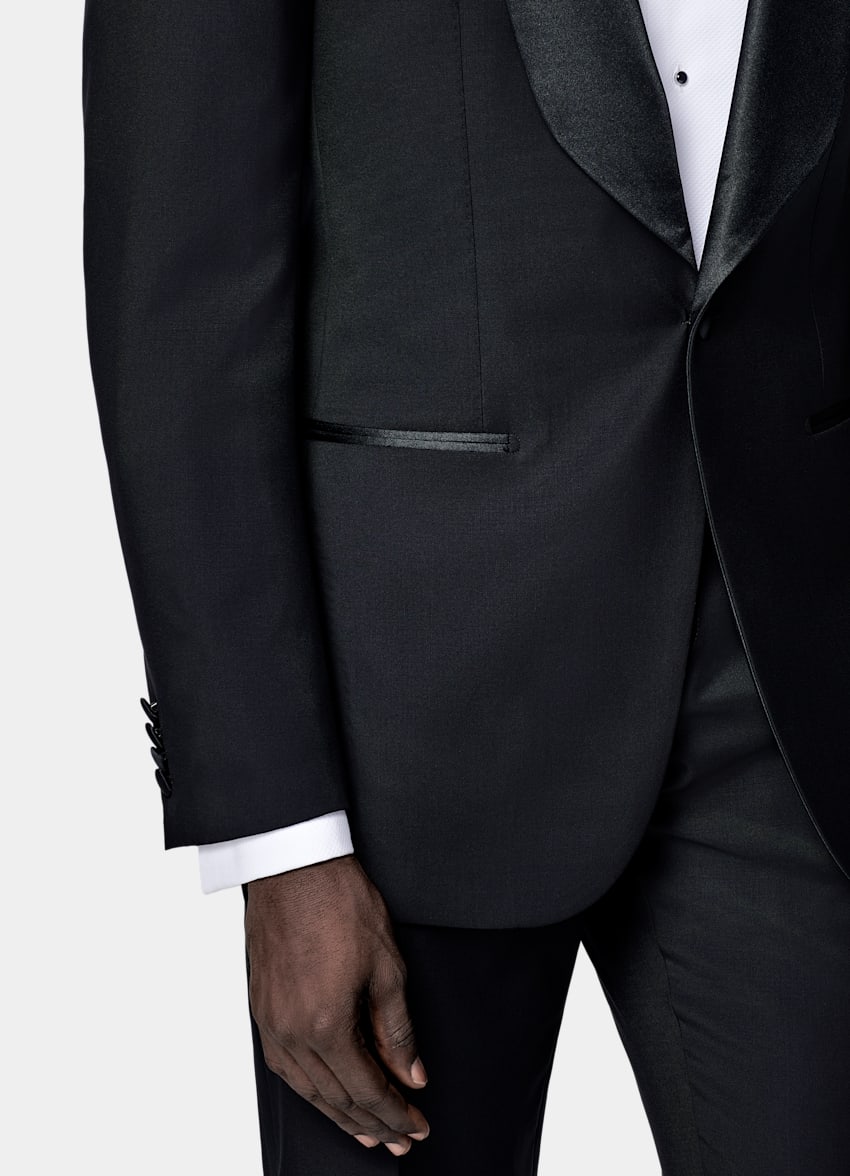 Navy Tailored Fit Havana Dinner Jacket
