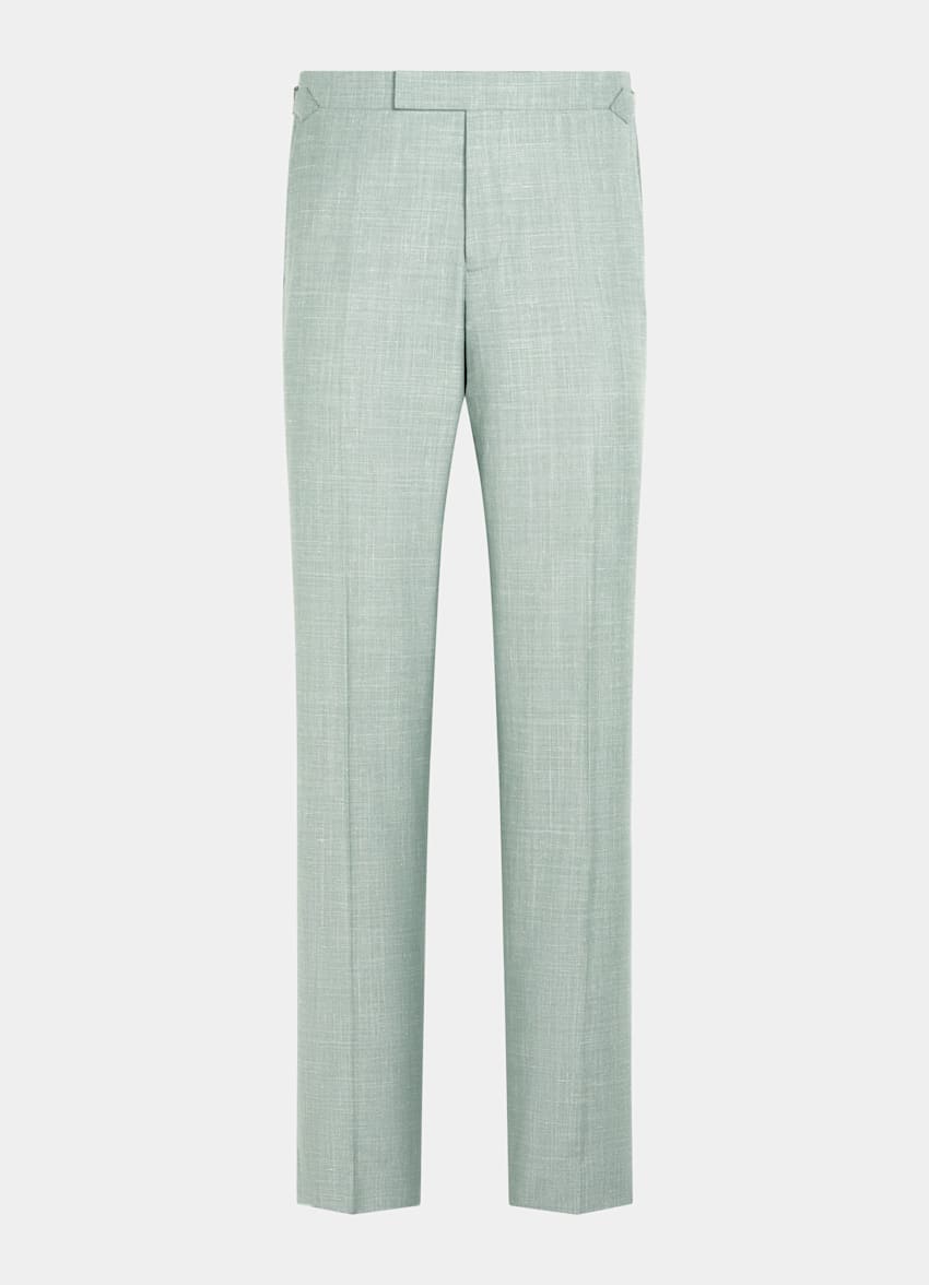 Light Green Tailored Fit Havana Suit