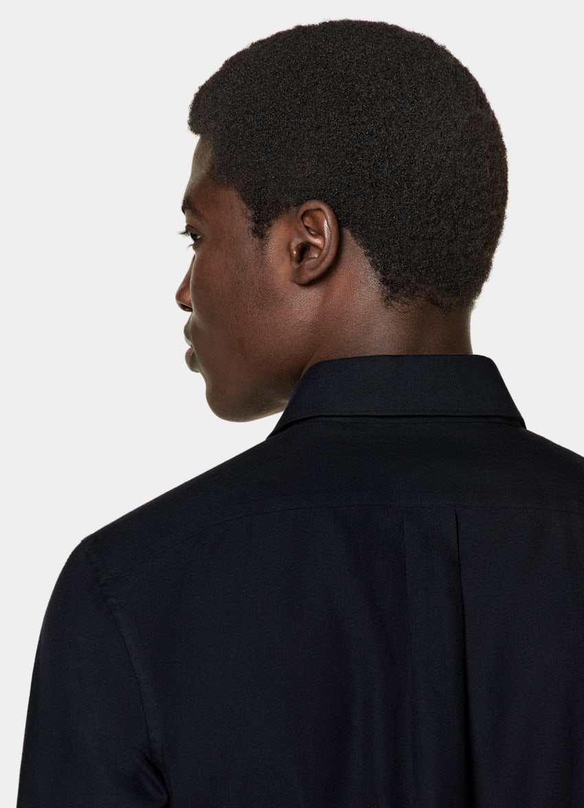 Navy Tailored Fit Shirt