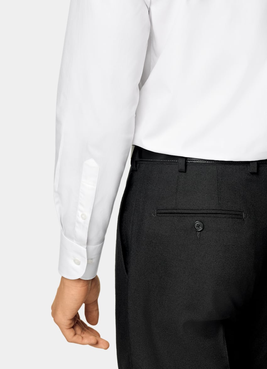 White Point Collar Tailored Fit Shirt