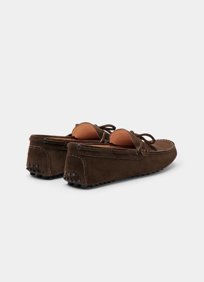 Mid Brown Driving Moccasins