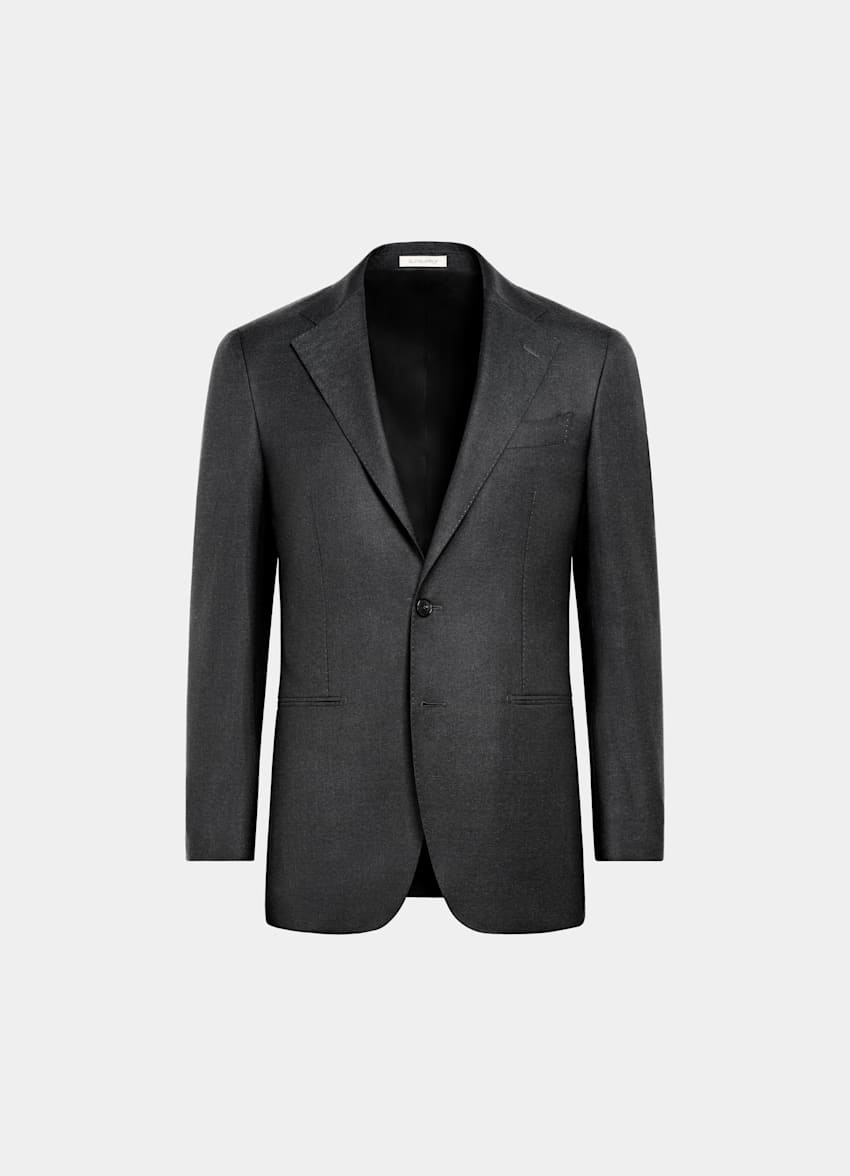 Dark Grey Tailored Fit Havana Suit