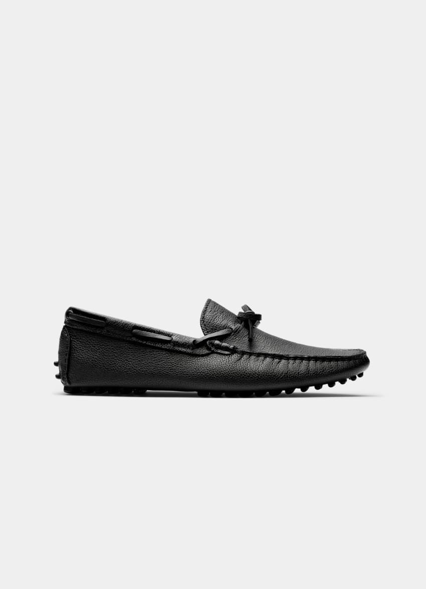 Black Driving Moccasins