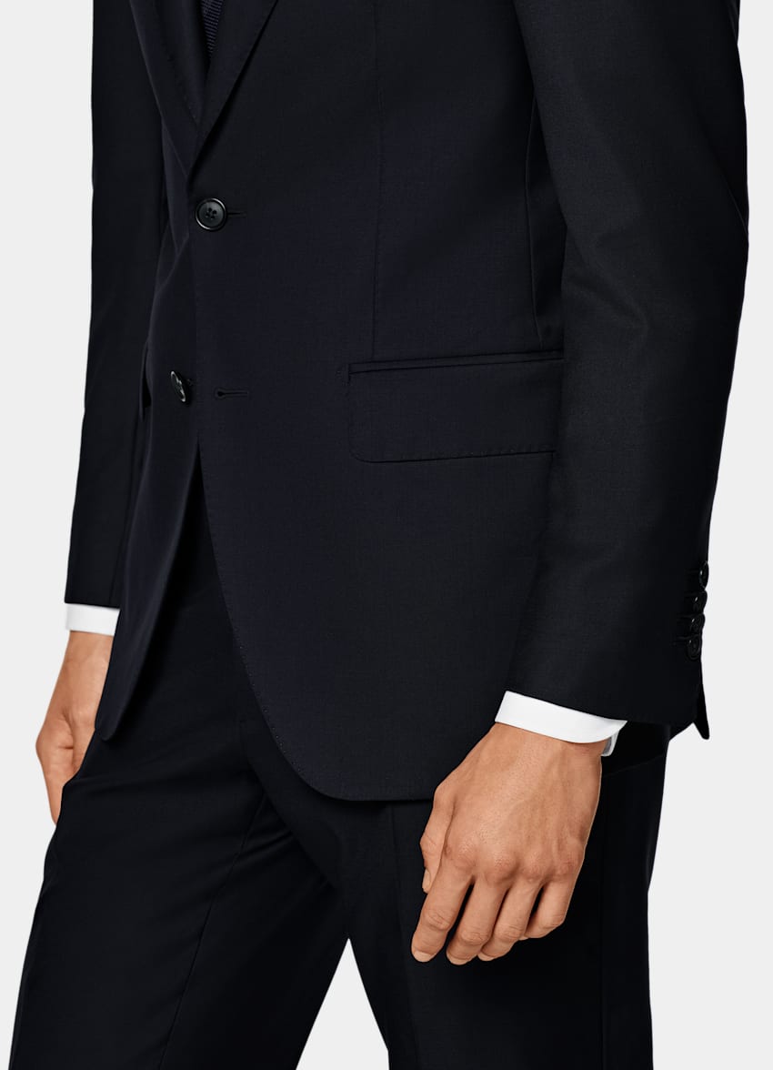 Navy Tailored Fit Havana Suit
