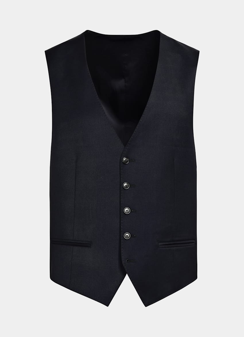 Navy Three-Piece Tailored Fit Havana Suit