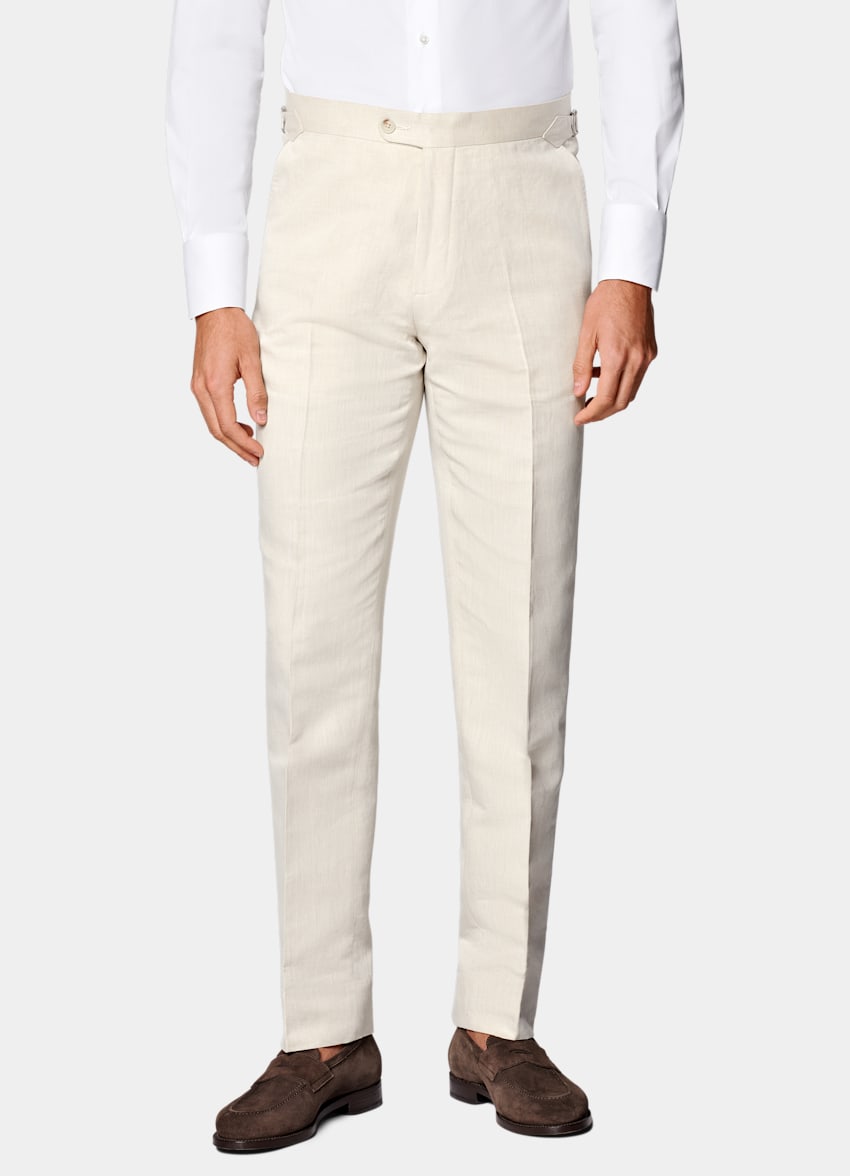 Sand Three-Piece Tailored Fit Havana Suit