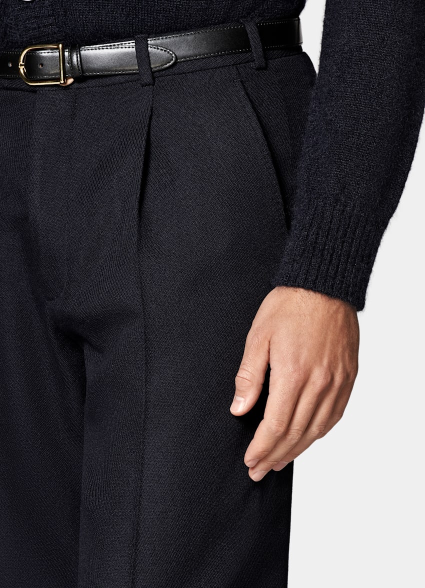 Navy Relaxed Fit Roma Suit
