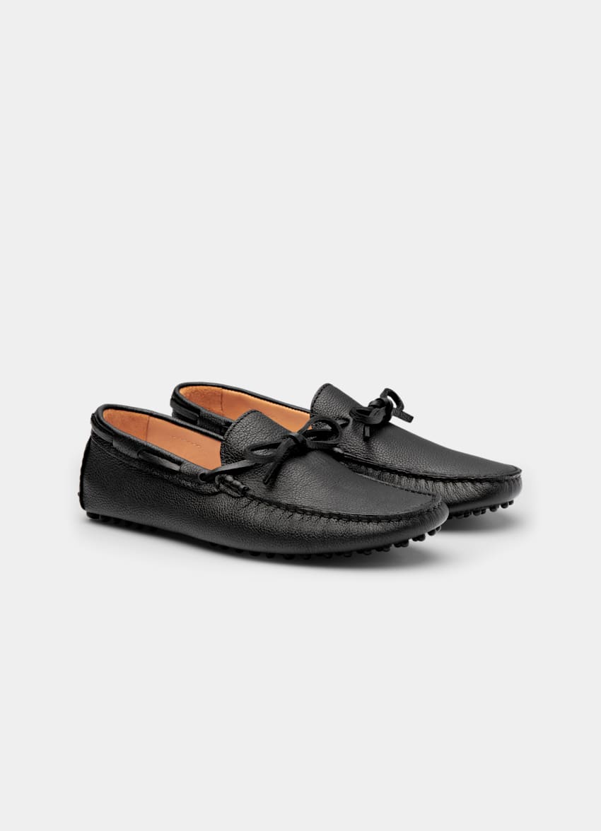 Black Driving Moccasins
