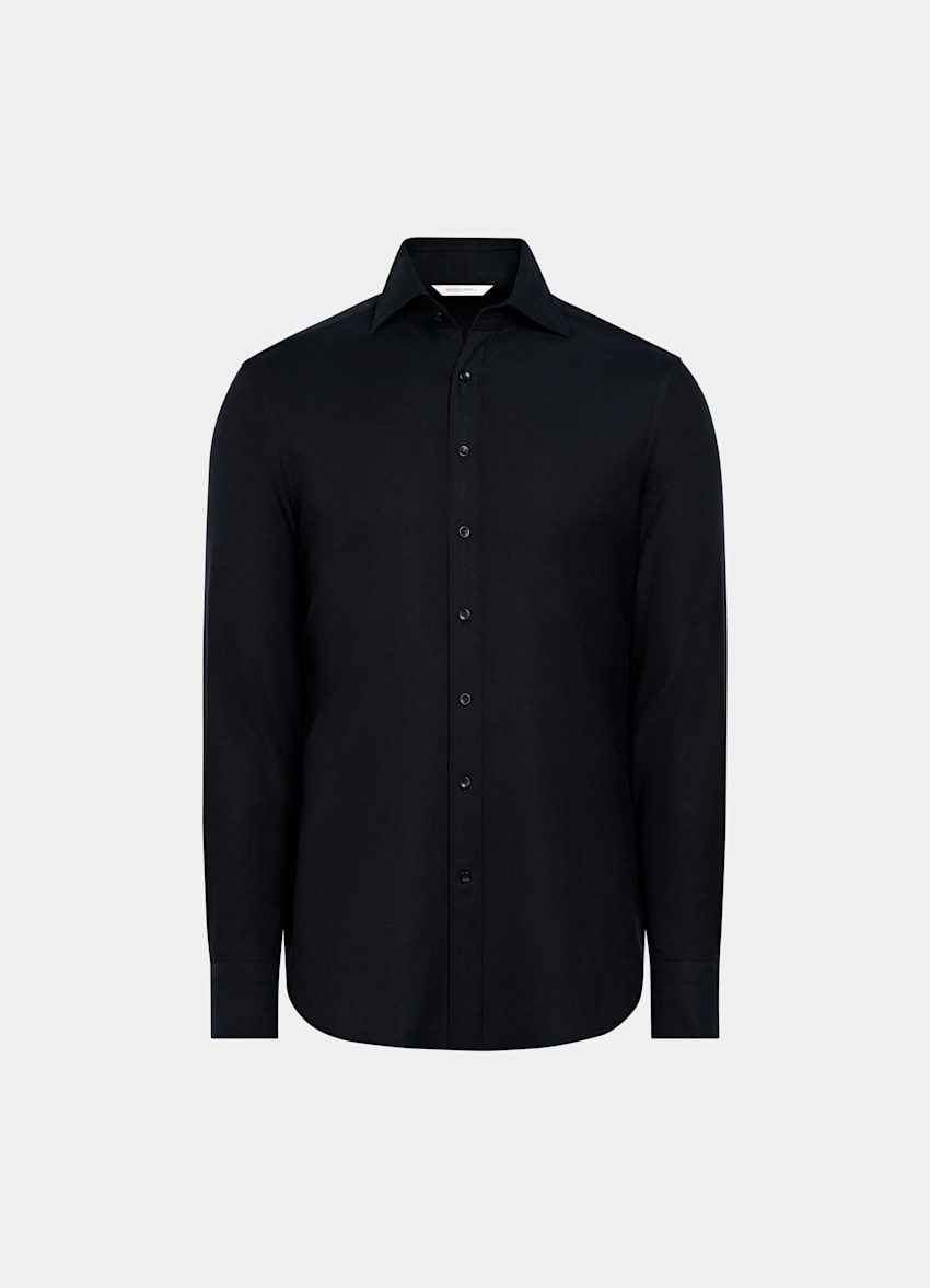 Dark Grey Tailored Fit Shirt