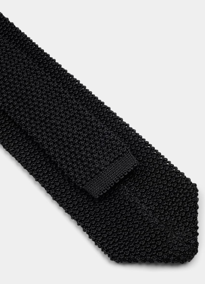 Black Knitted Tie