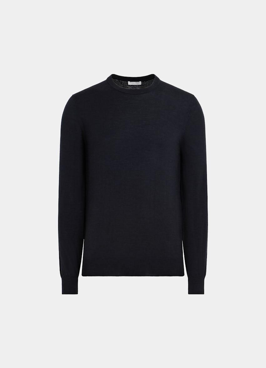 Grey Merino Crewneck