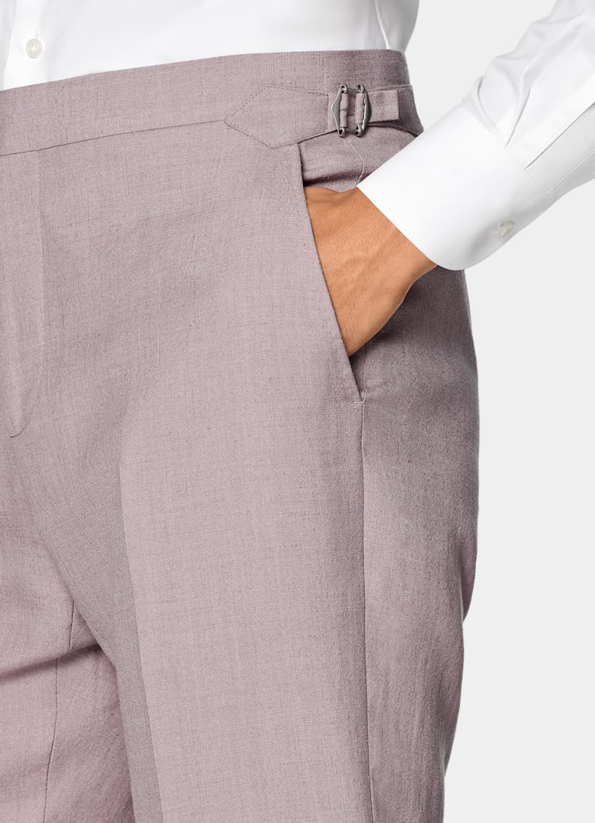 Purple Tailored Fit Havana Suit