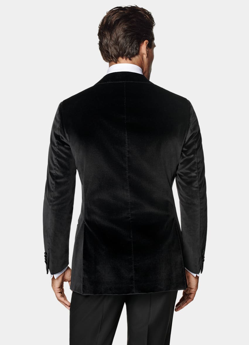 Black Tailored Fit Havana Dinner Jacket