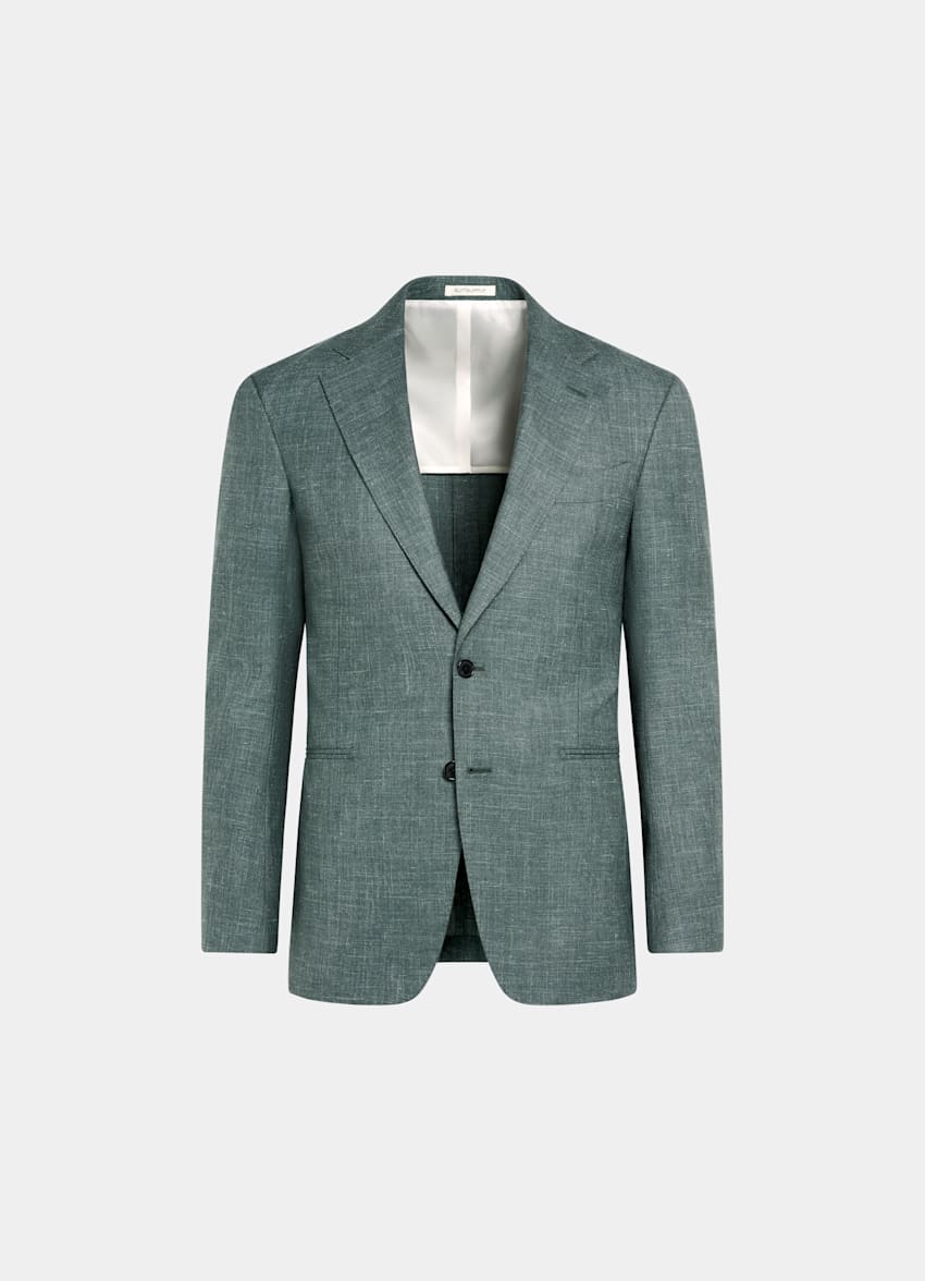 Light Green Tailored Fit Havana Suit