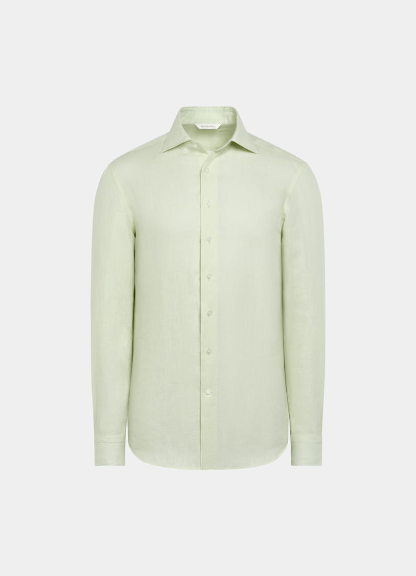 Mid Blue Tailored Fit Shirt