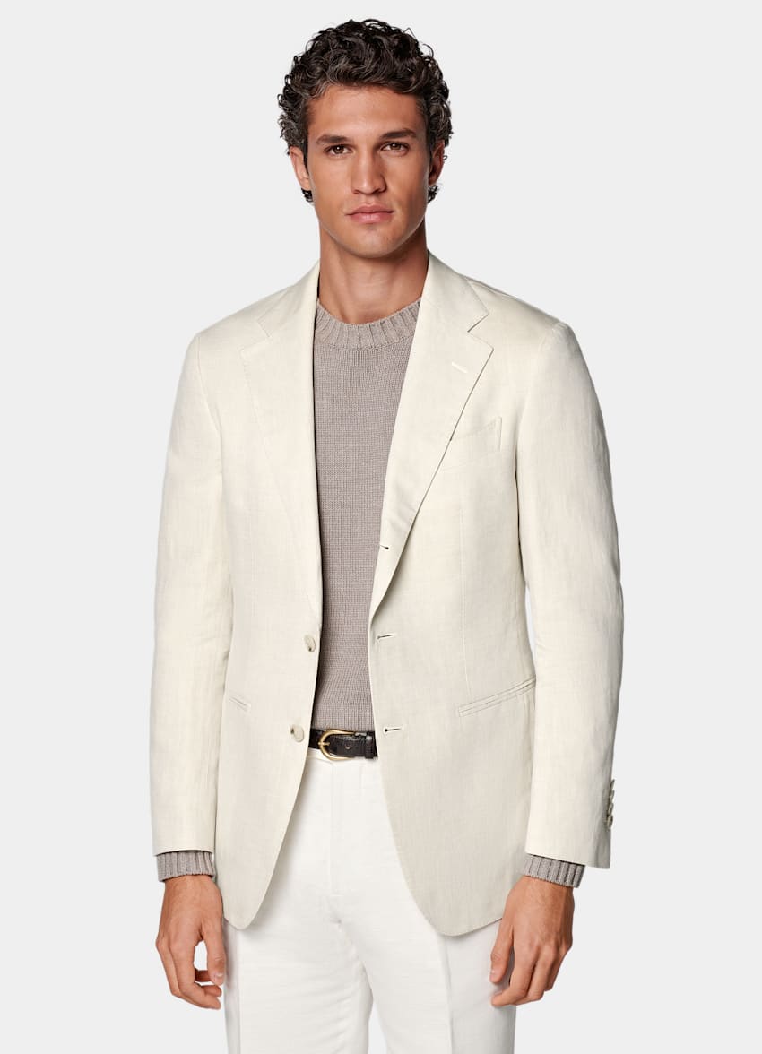 Sand Tailored Fit Havana Suit Jacket