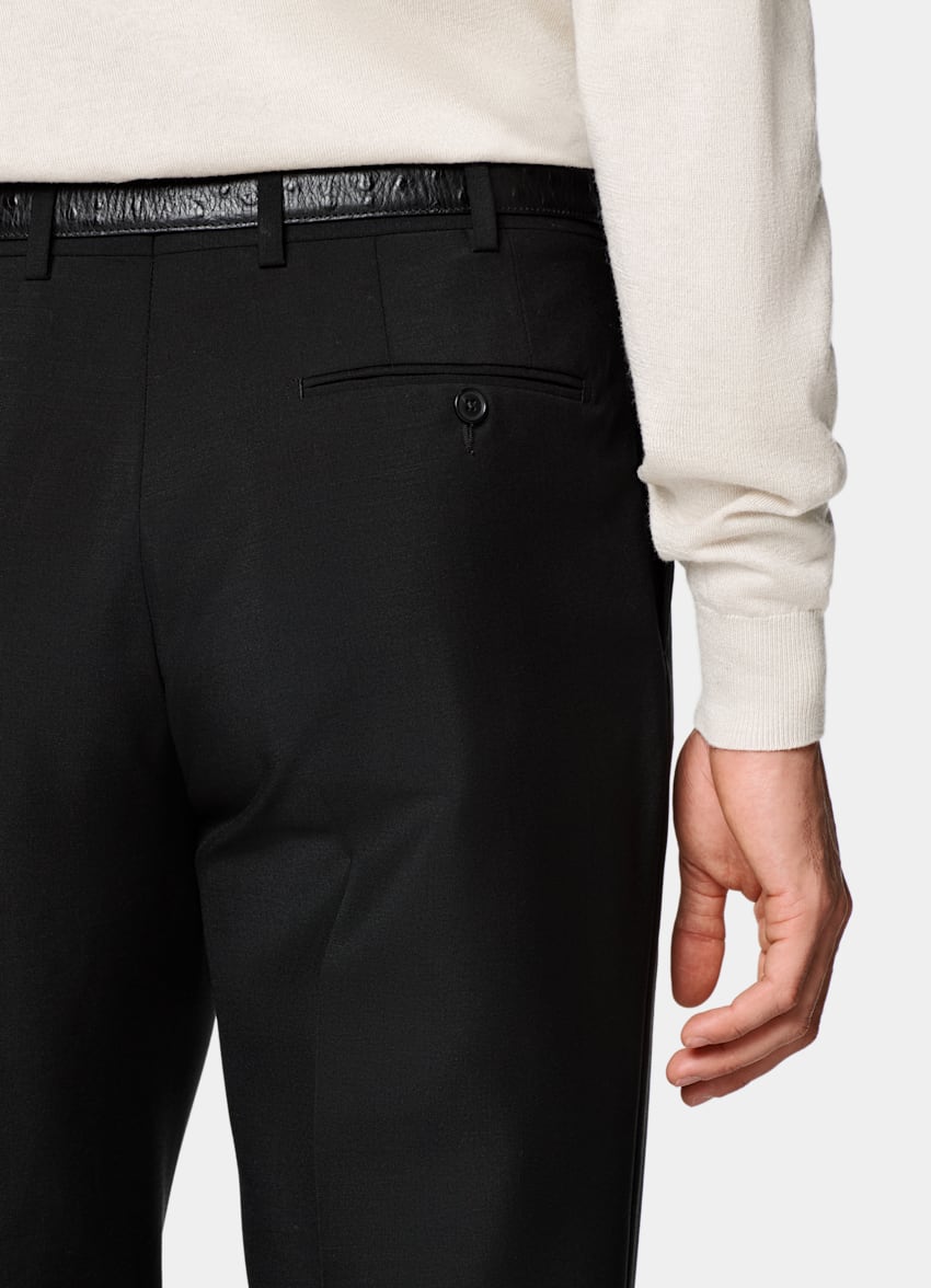 Black Tailored Fit Milano Suit