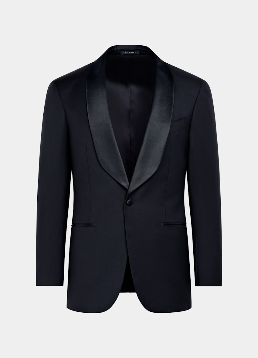 Navy Tailored Fit Havana Dinner Jacket