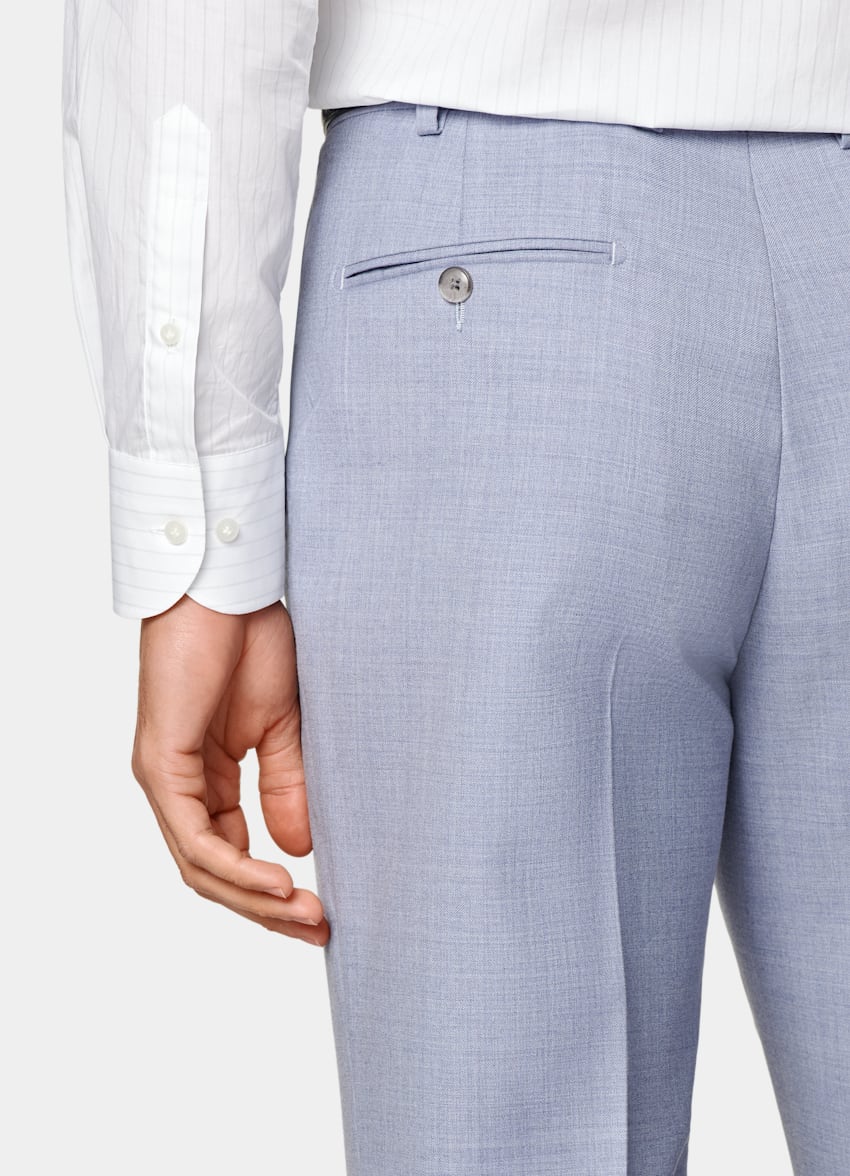 Light Blue Perennial Tailored Fit Havana Suit