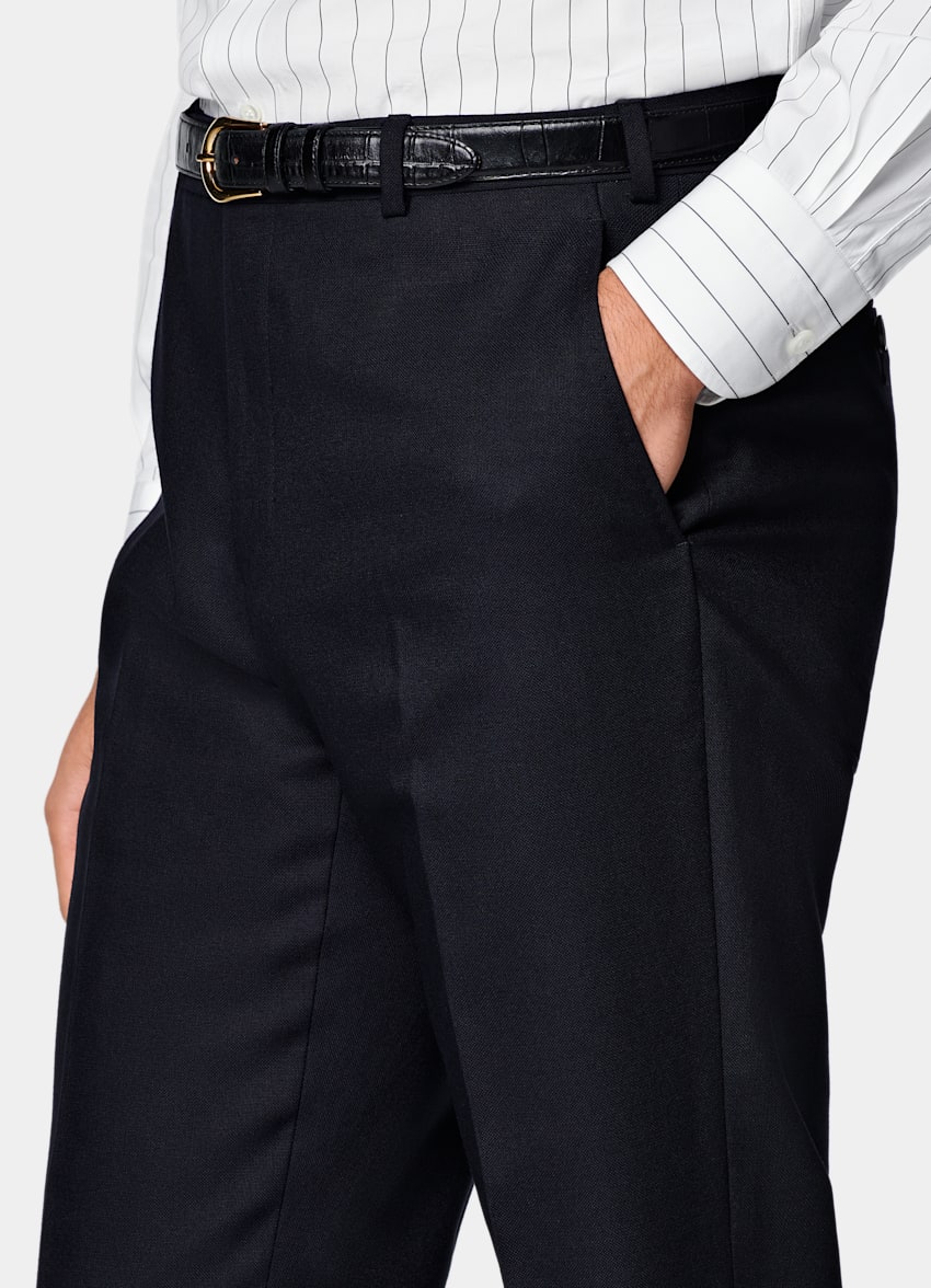 Navy Tailored Fit Havana Suit