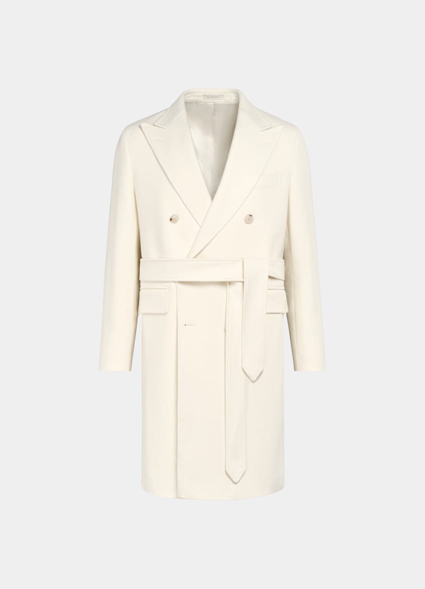 Off-White Belted Overcoat