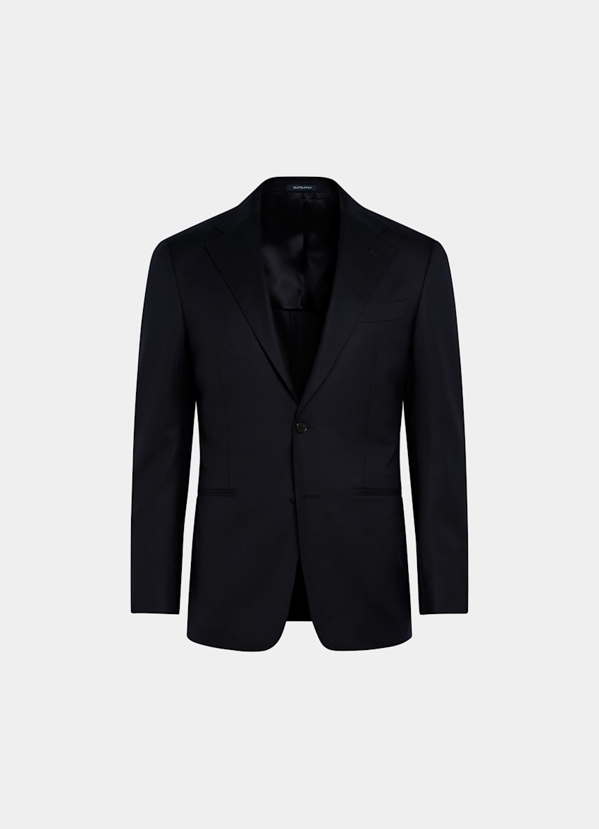 Mid Grey Tailored Fit Havana Suit Jacket