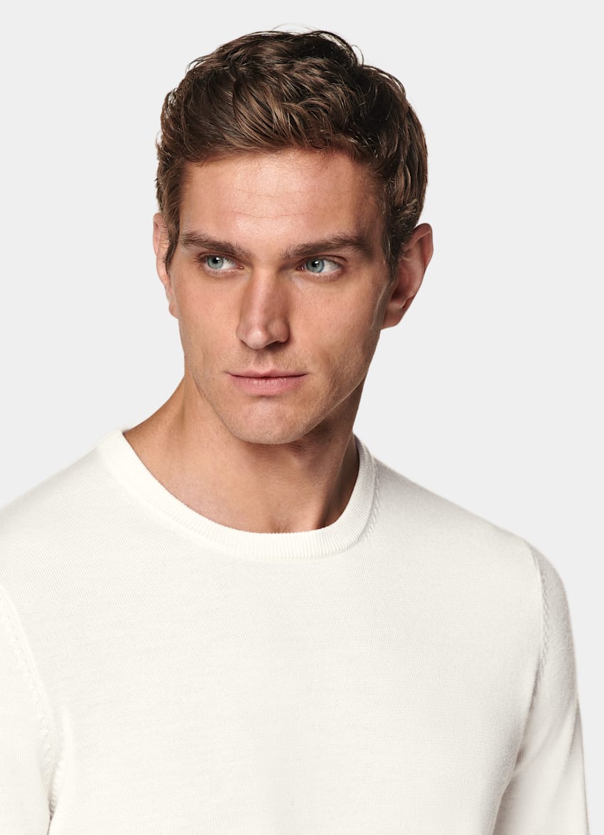 Off-White Merino Crewneck