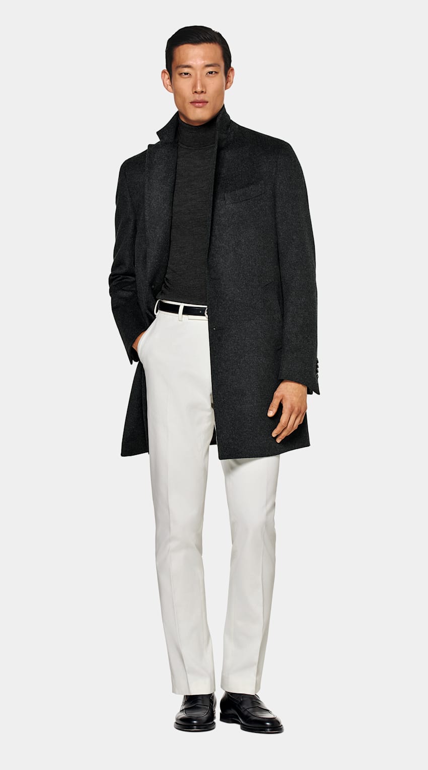 Dark Grey Overcoat