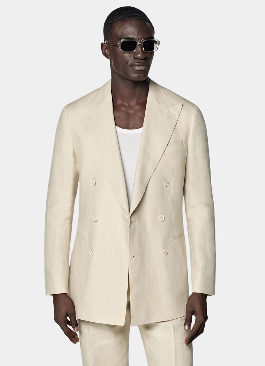 Sand Tailored Fit Havana Suit