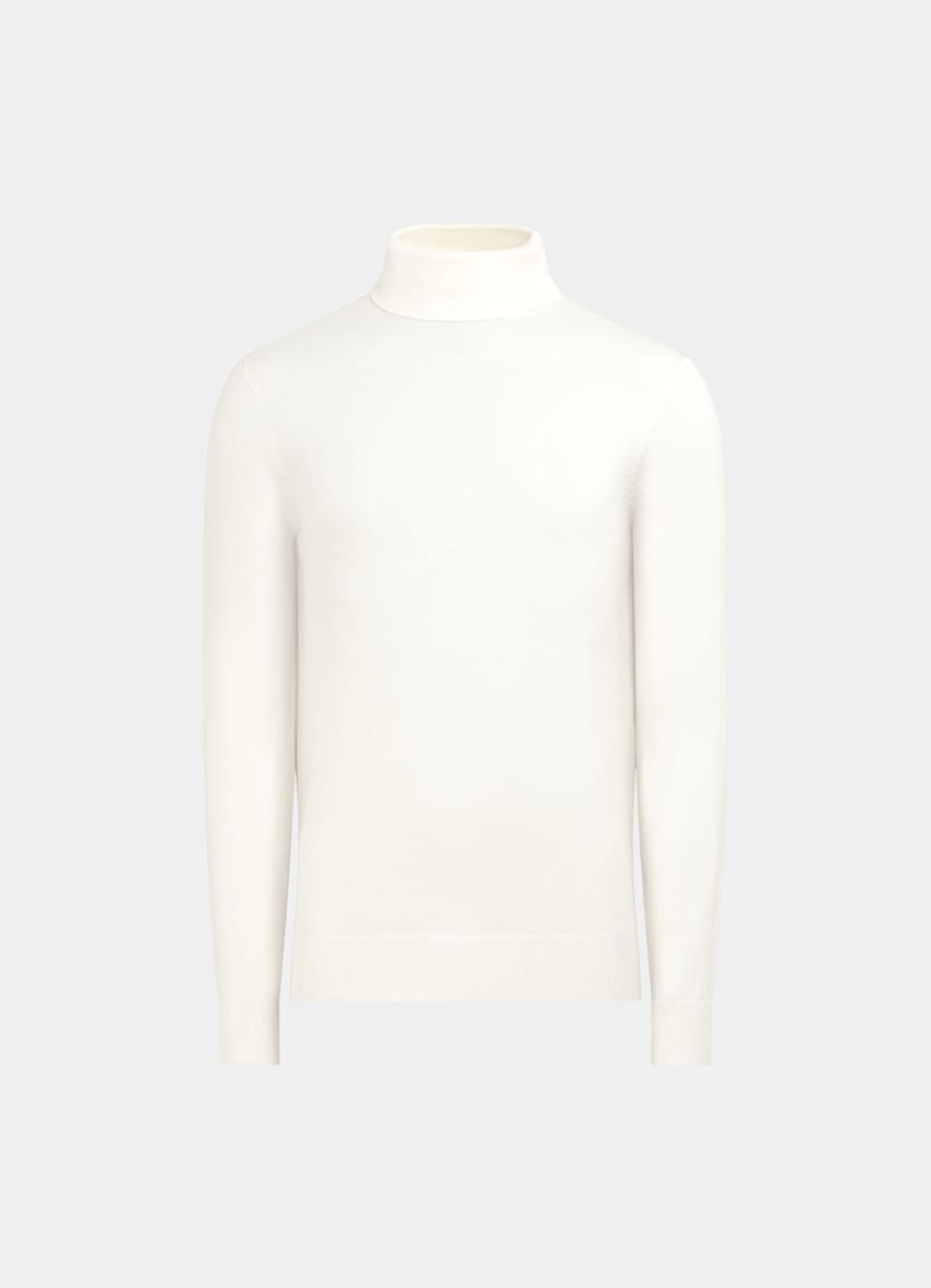 Off-White Merino Turtleneck