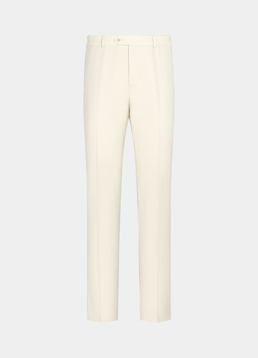 Off-White Straight Leg Pants