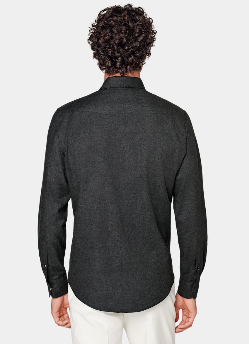 Dark Grey Western Shirt