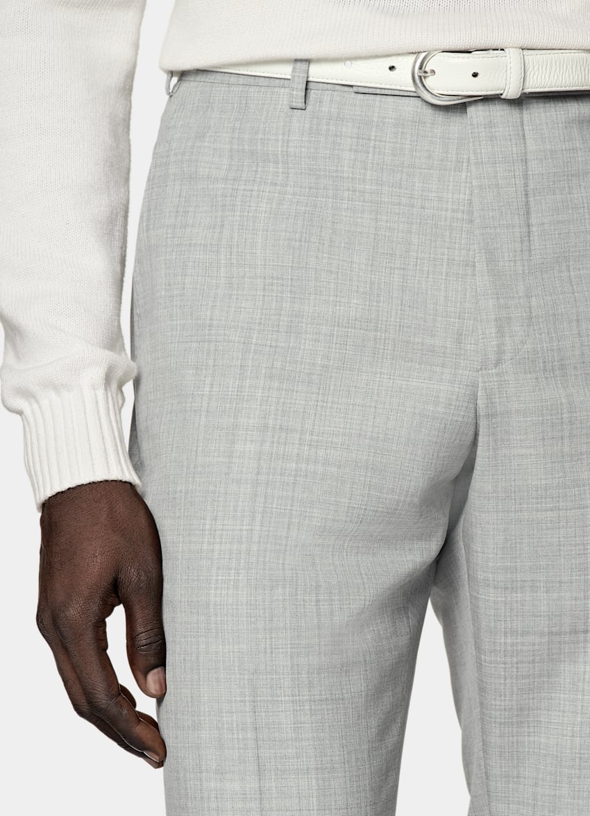 Light Grey Custom Made Suit