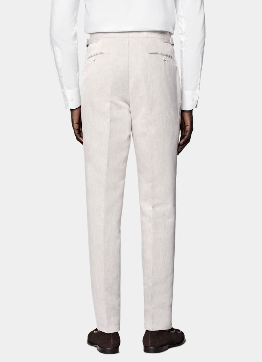 Light Taupe Tailored Fit Havana Suit