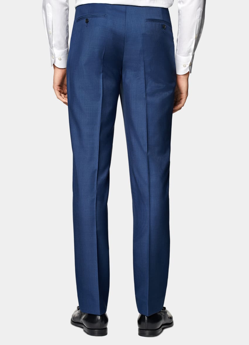 Mid Blue Three-Piece Tailored Fit Havana Suit