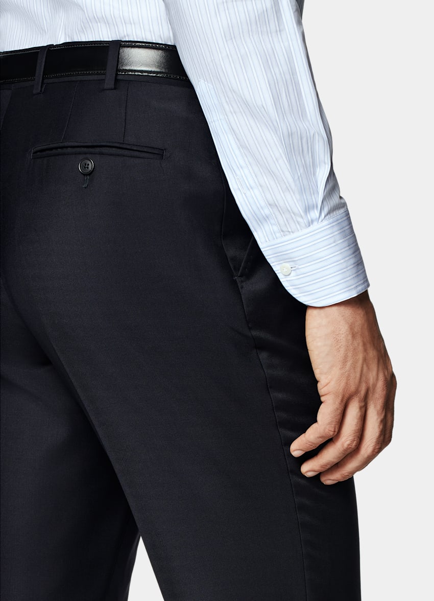 Navy Custom Made Suit