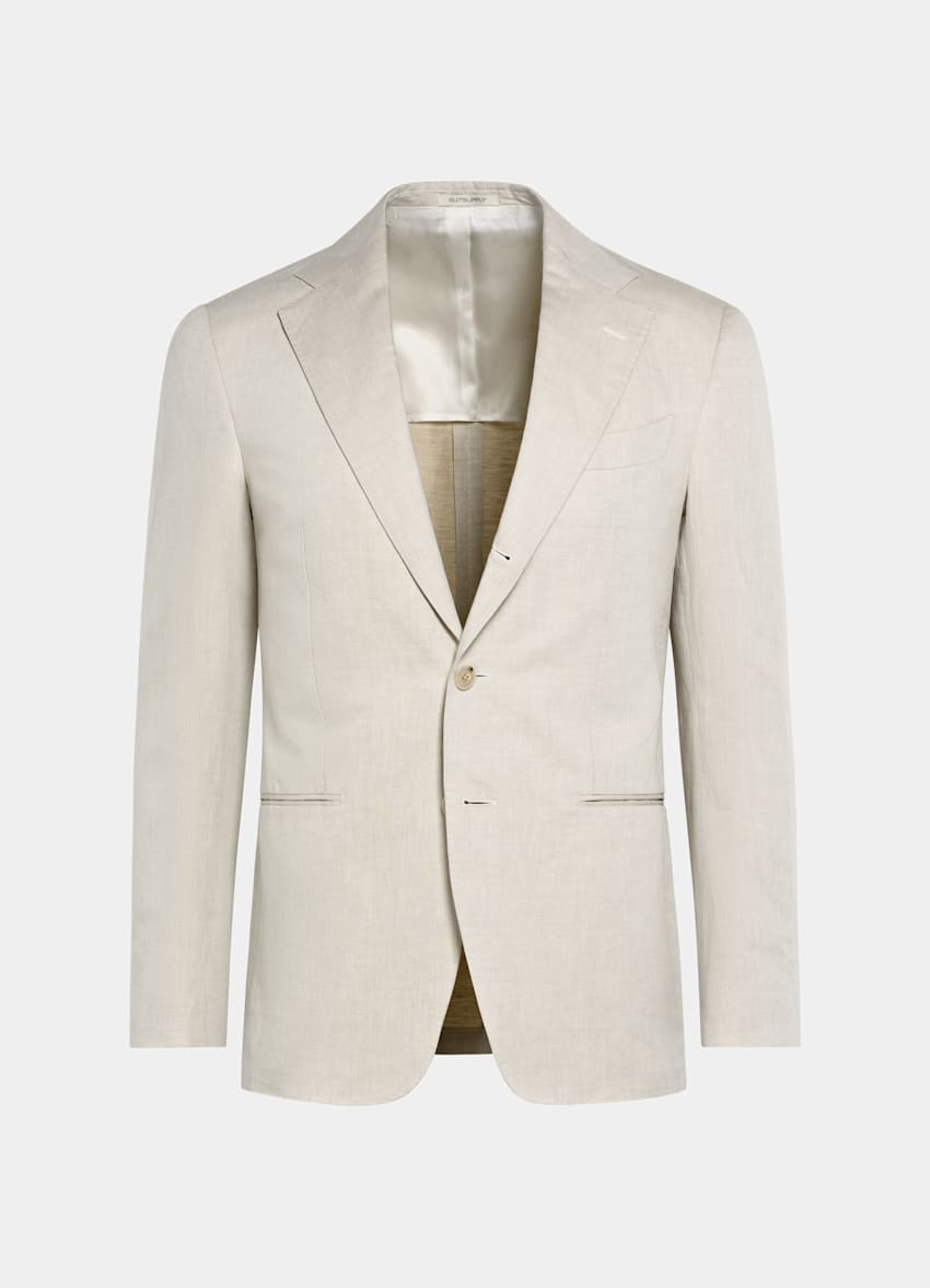 Sand Three-Piece Tailored Fit Havana Suit
