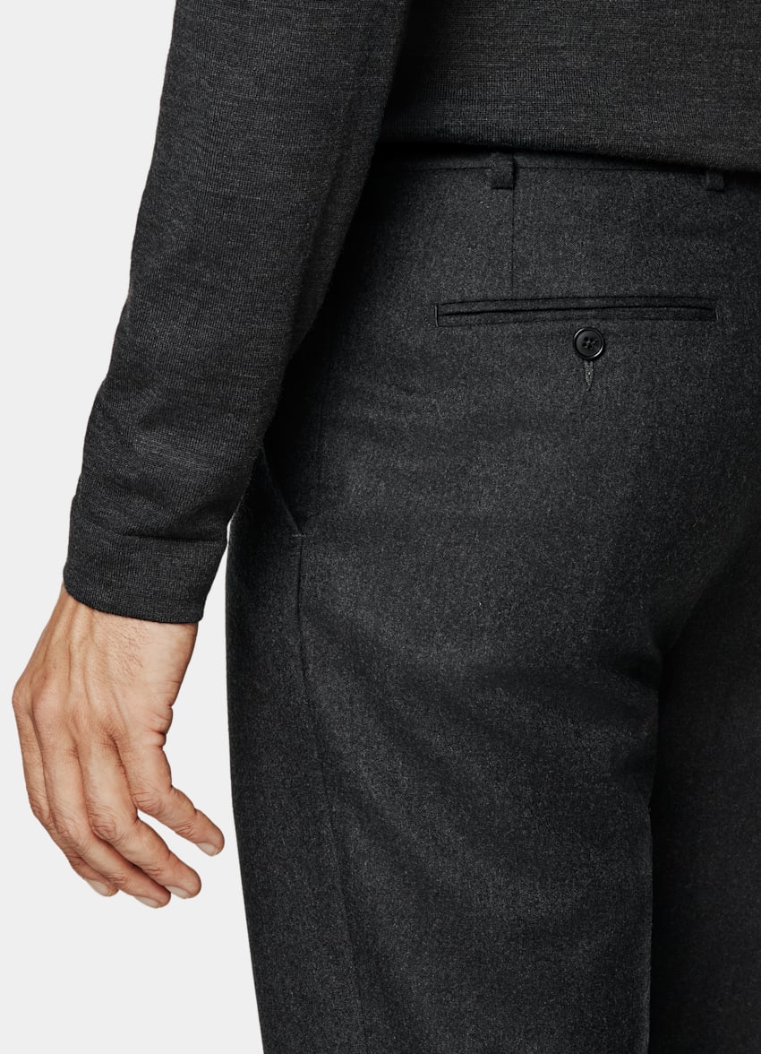 Dark Grey Tailored Fit Havana Suit