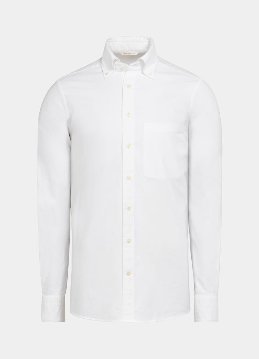 White Oxford Slim Fit Shirt