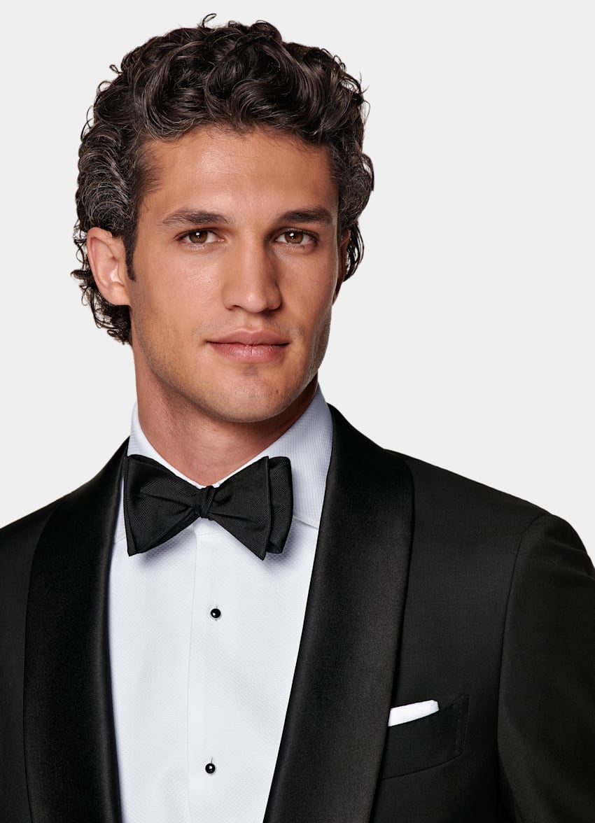 Black Tailored Fit Havana Dinner Jacket