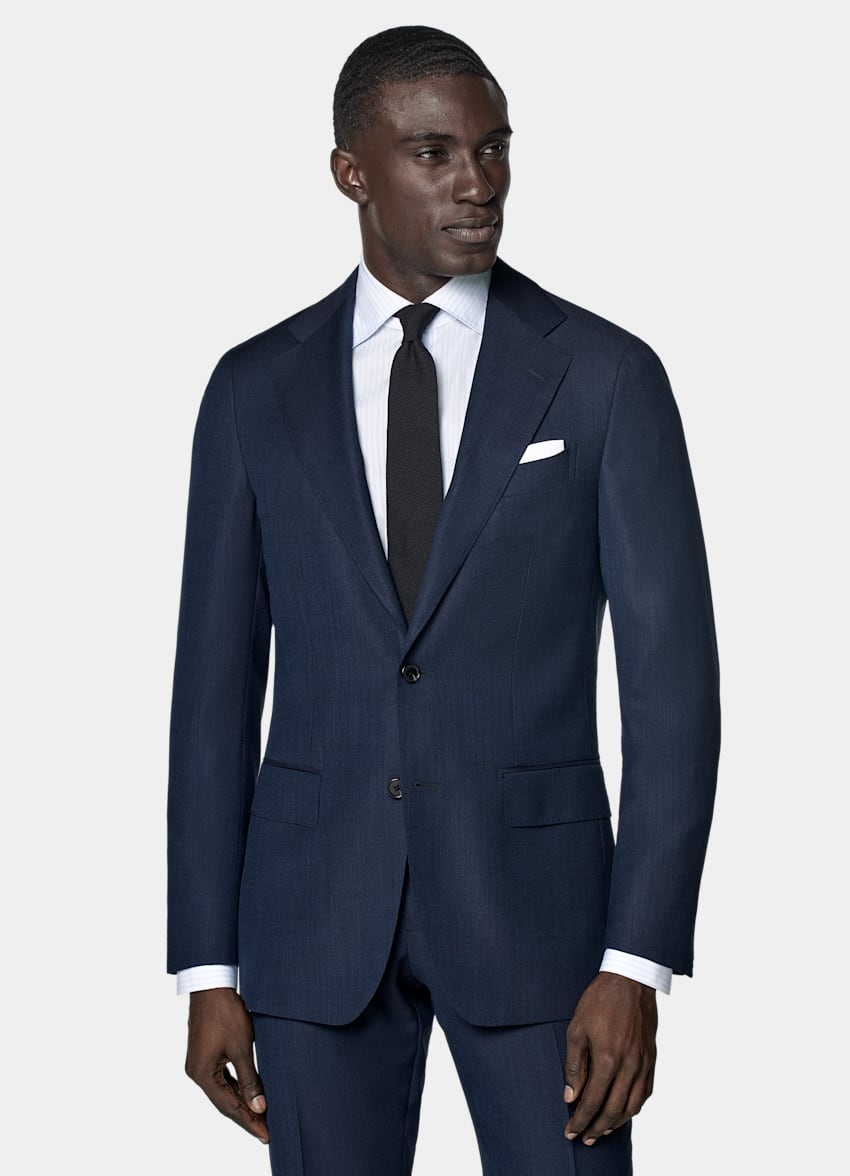 Navy Perennial Tailored Fit Havana Suit