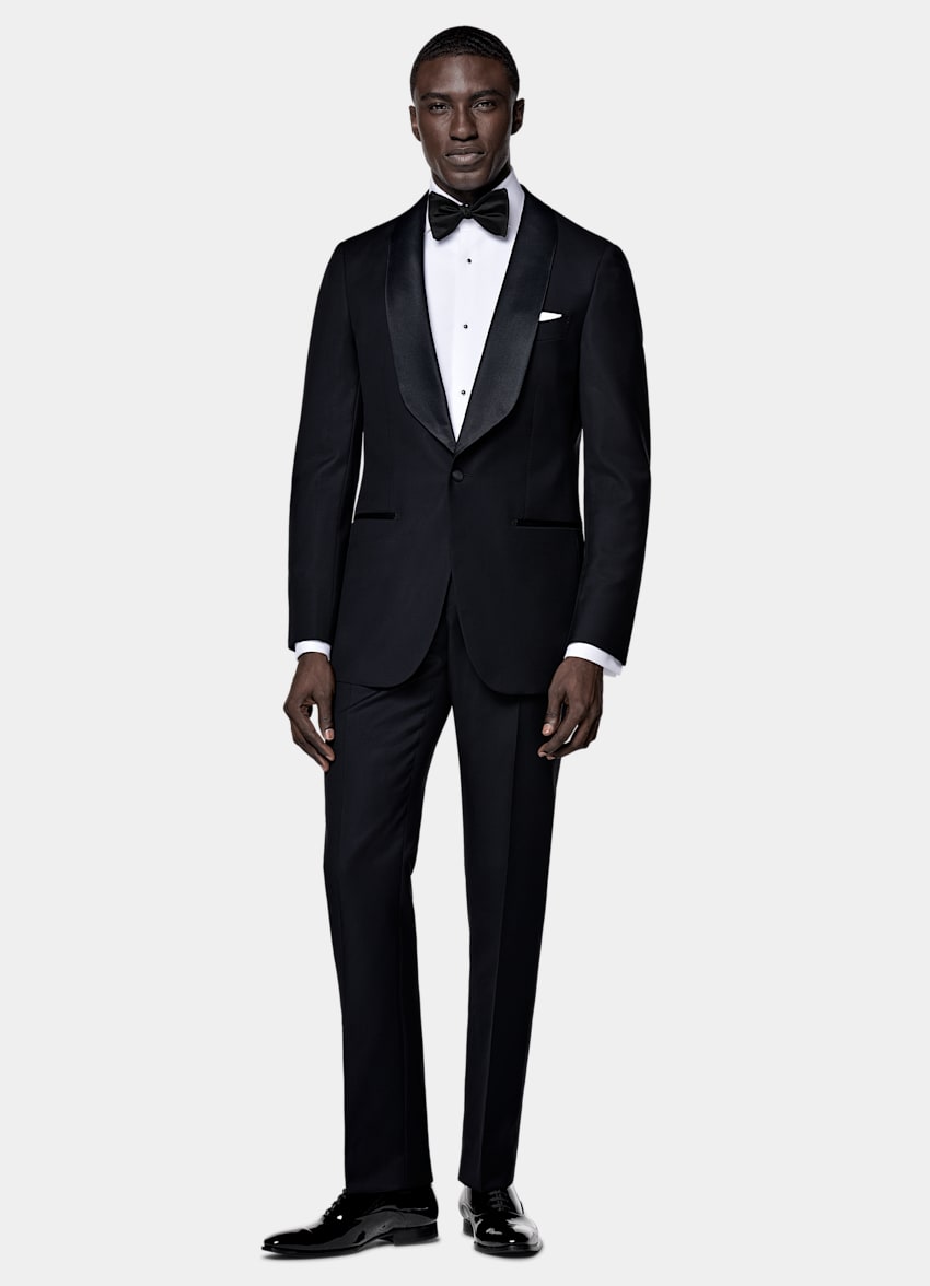 Navy Tailored Fit Havana Dinner Jacket