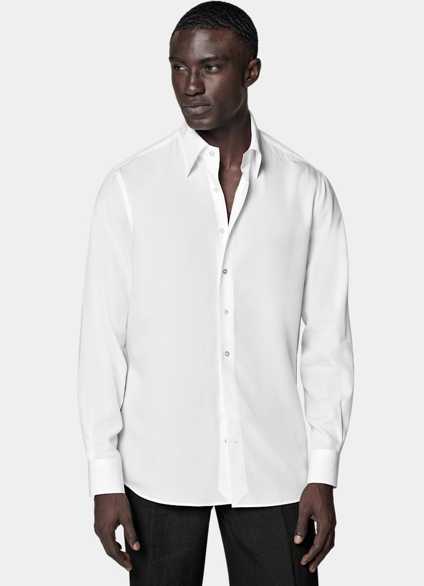 White Point Collar Slim Fit Shirt