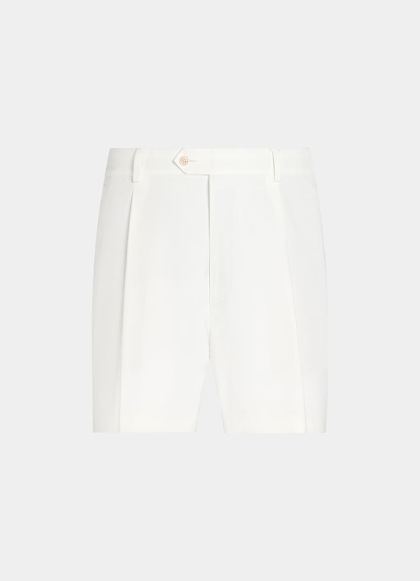 Off-White Straight Leg Shorts