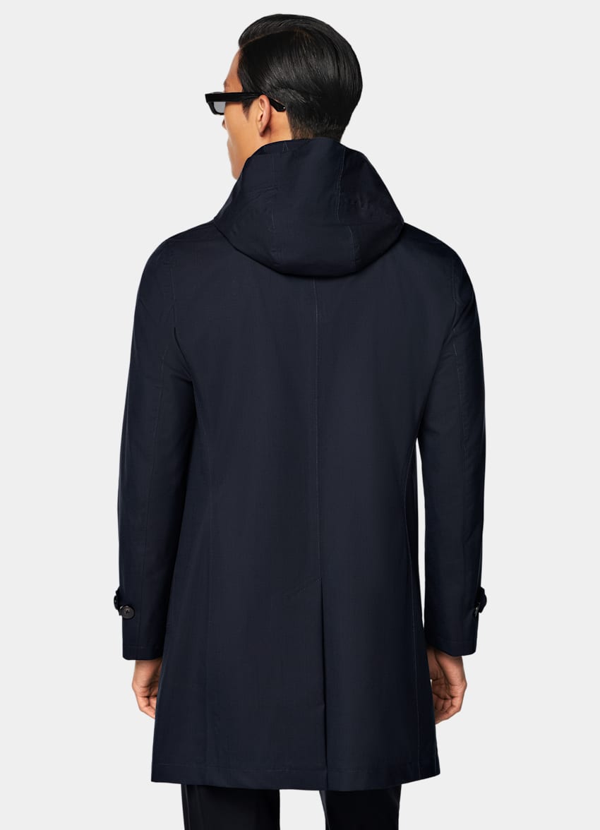 Navy Raincoat
