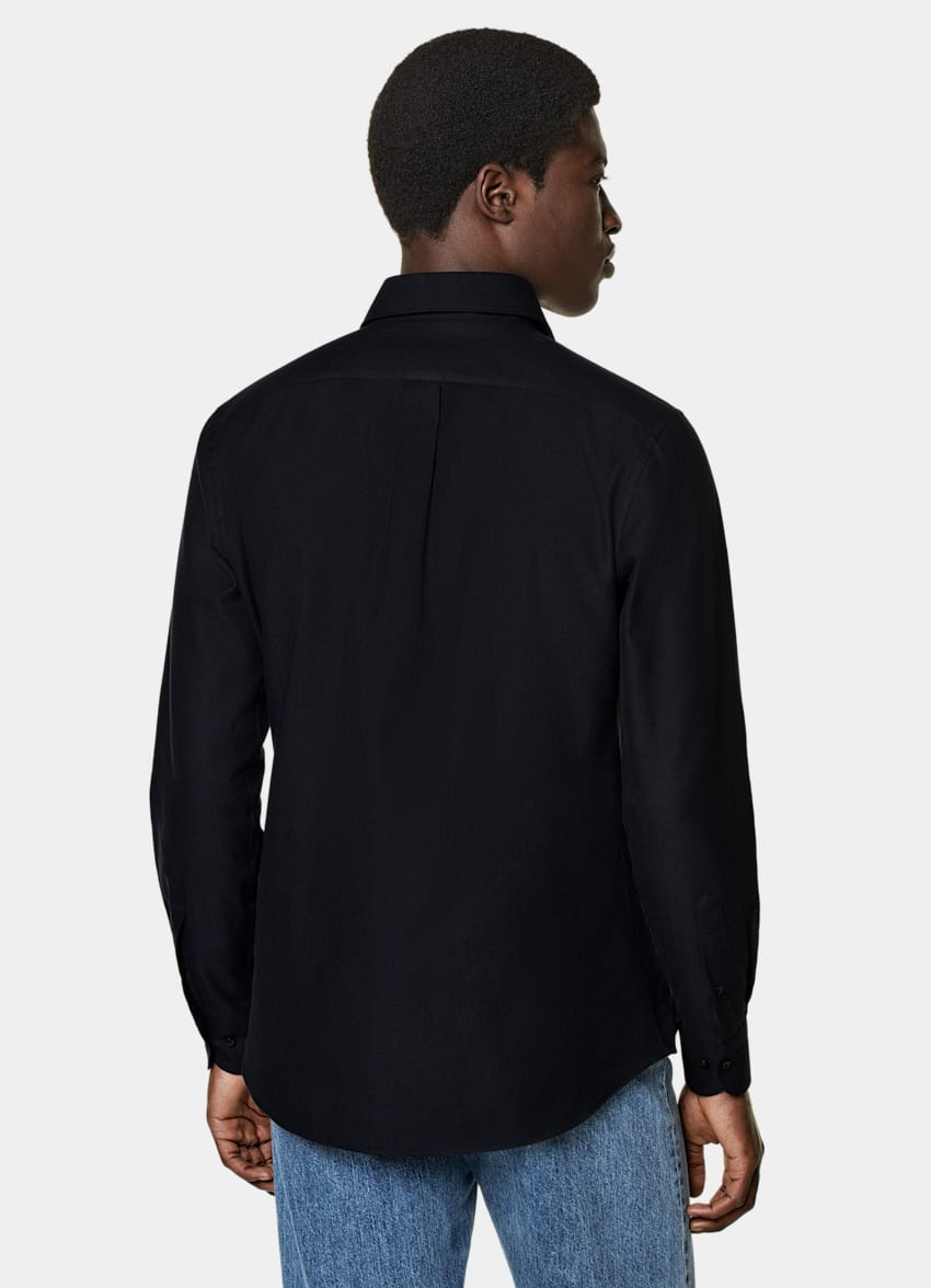 Navy Tailored Fit Shirt